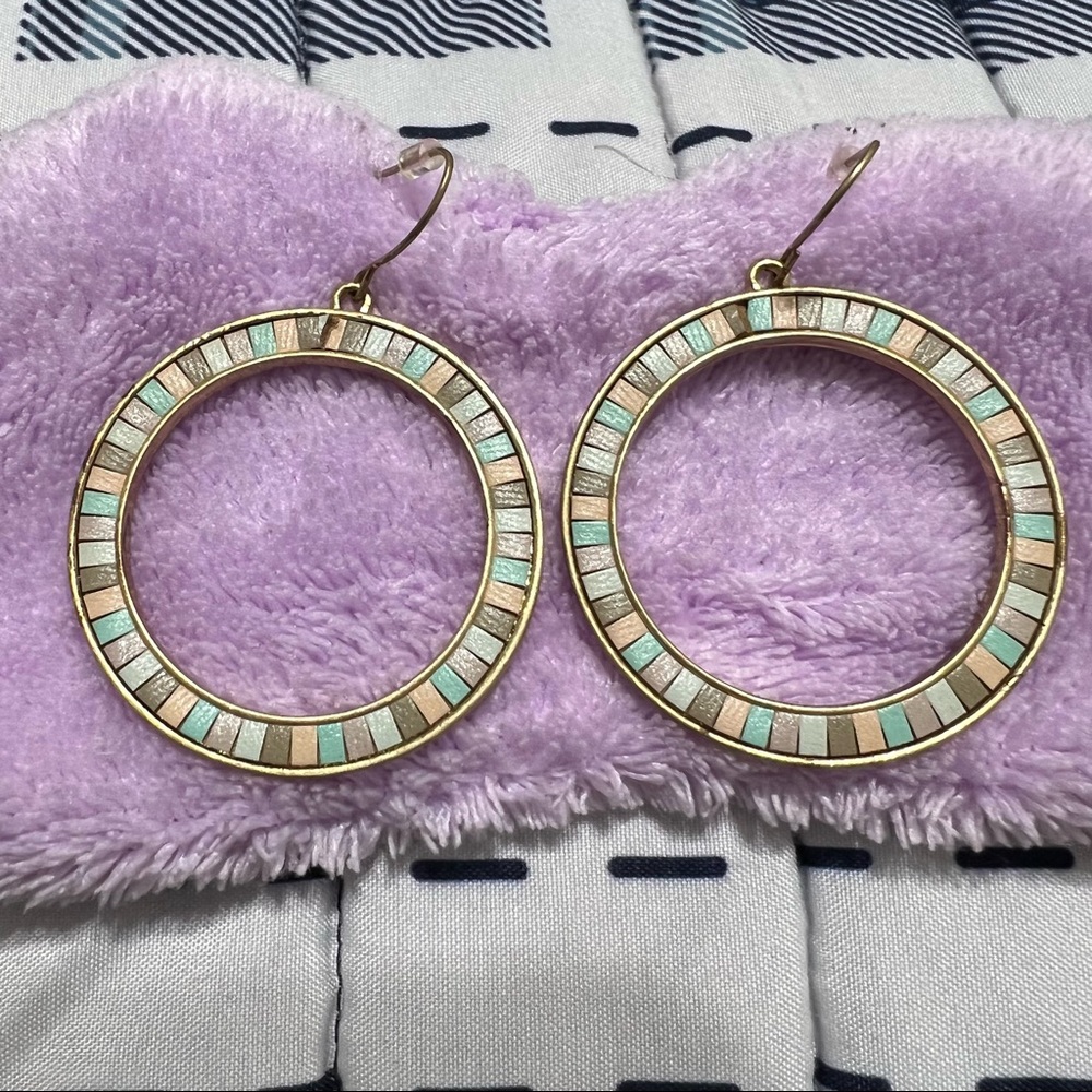 Round Dangling Earrings